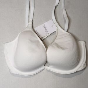 B.Tempted by Wacoal Women's White Padded T-shirt Bra Convertible 32D NWT